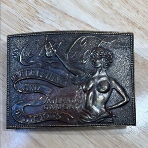 Coca-Cola Atlanta Ga. USA J. J. Willard-Phila Brass Belt Buckle